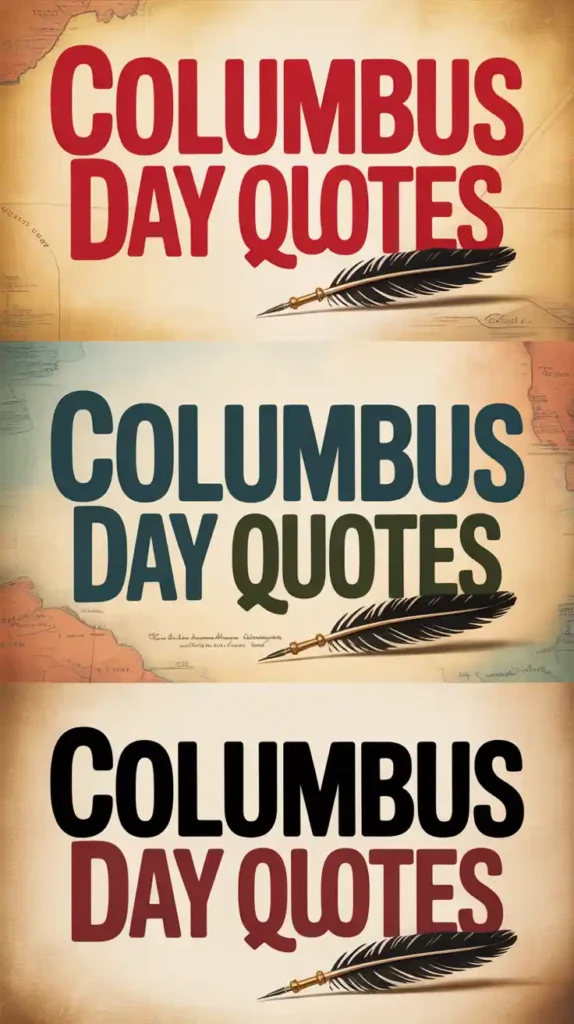 Columbus Day Quotes