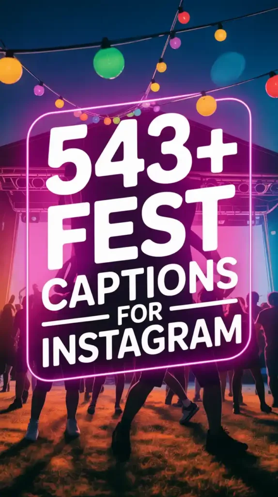 fest captions for instagram