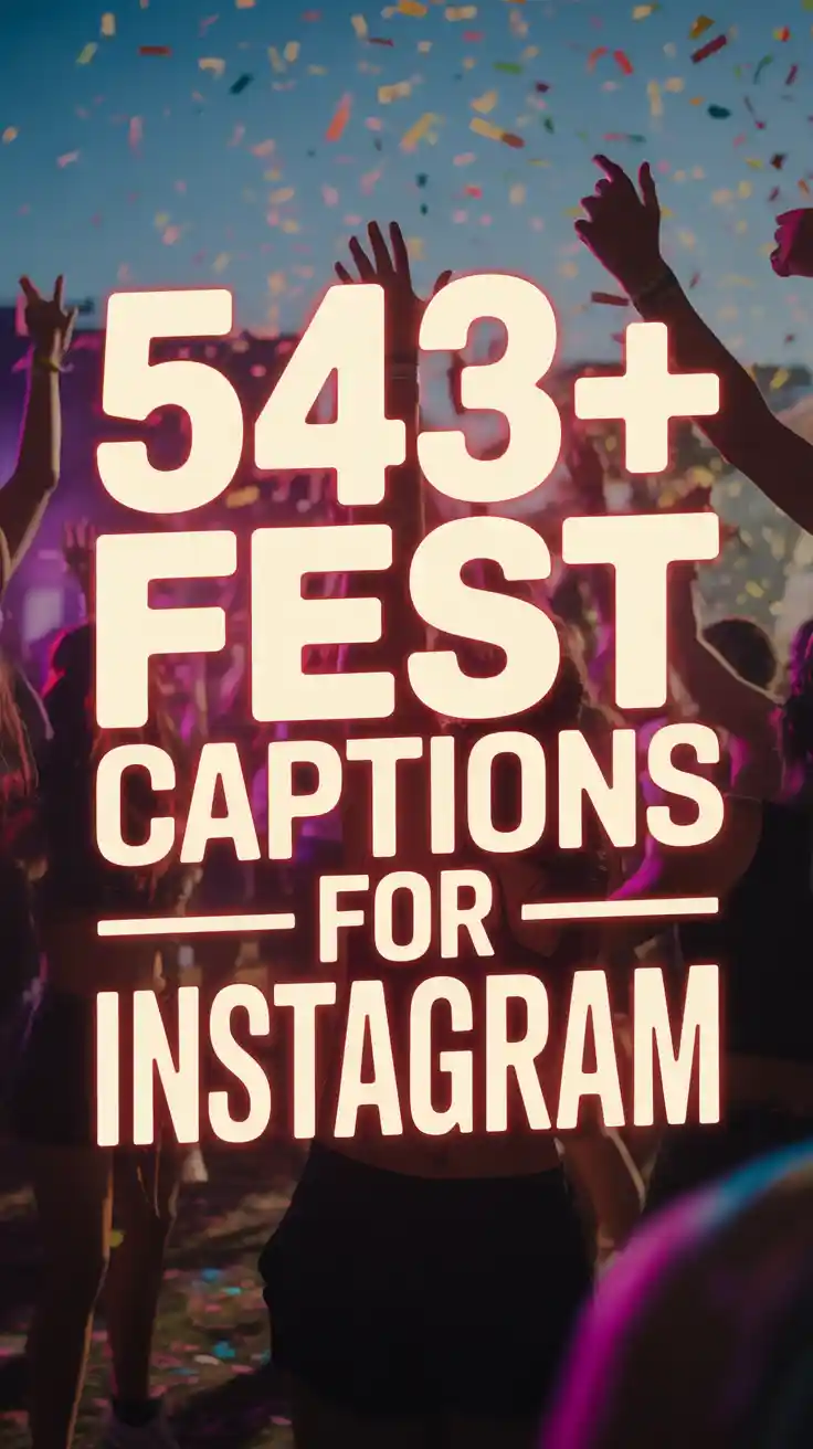 fest captions for instagram
