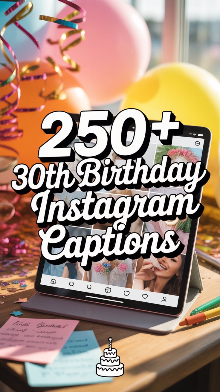 30th Birthday Instagram Captions