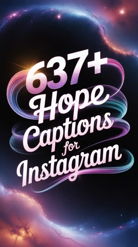 637+Hope Captions For Instagram