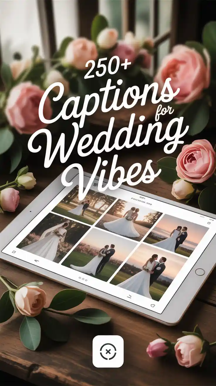 Captions for Wedding Vibes