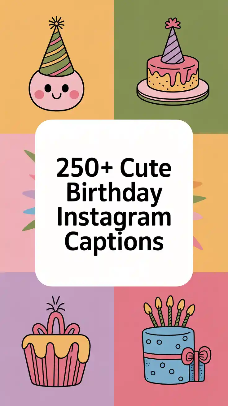 Cute Birthday Instagram Captions