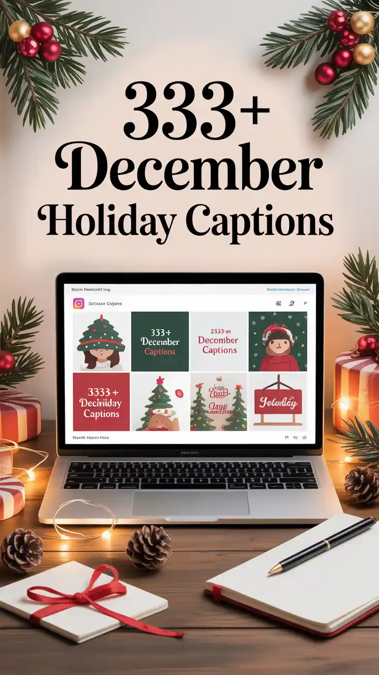 December Holiday Captions