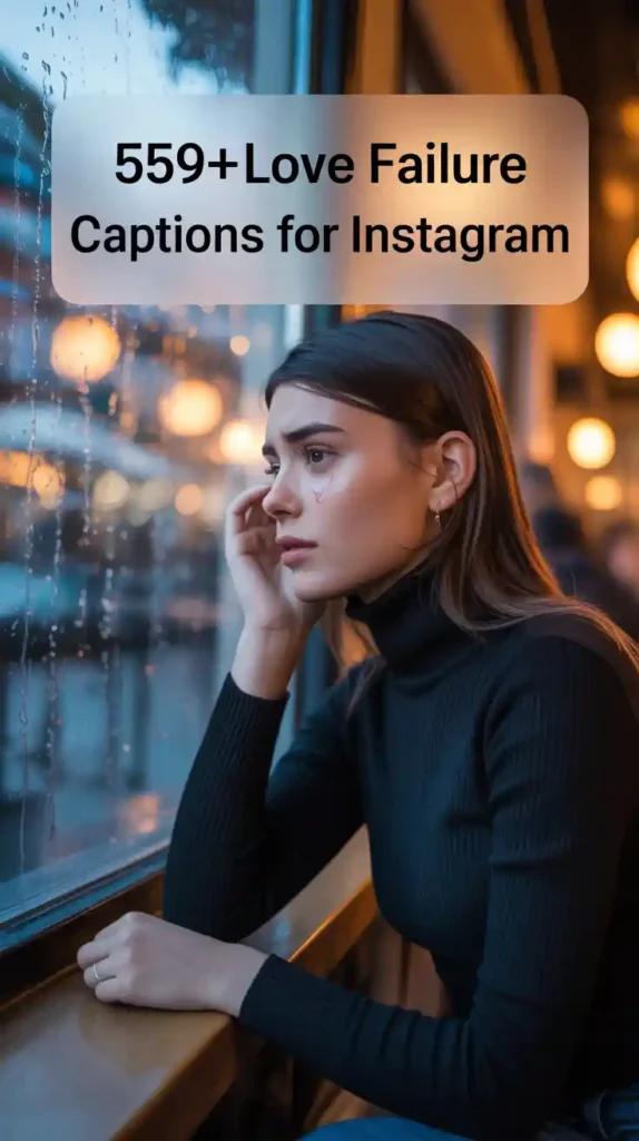 Love Failure Captions