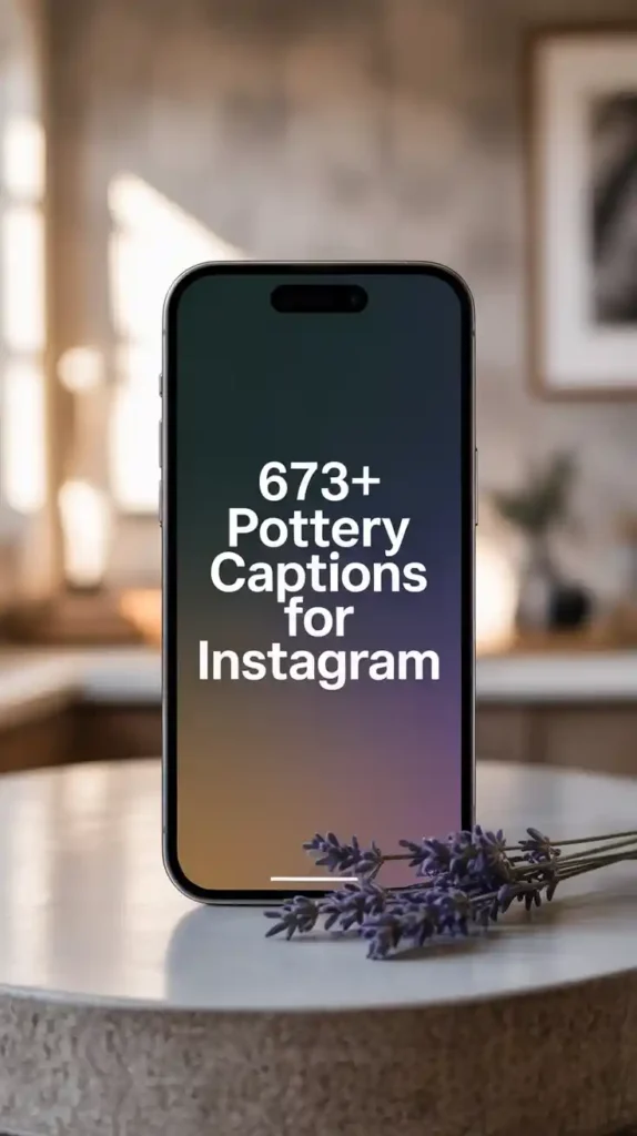 Pottery Captions For Instagram
