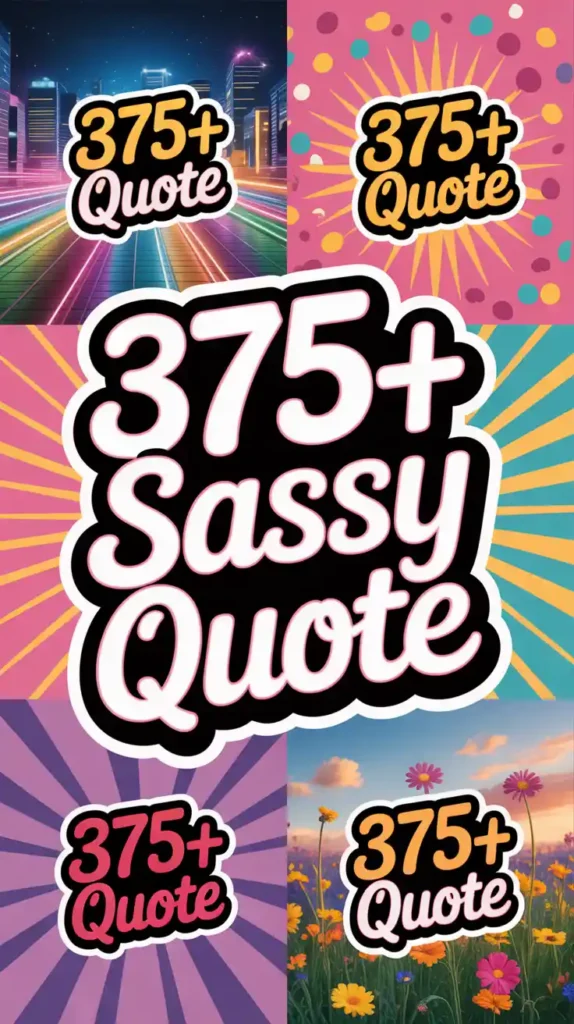 Sassy Quote