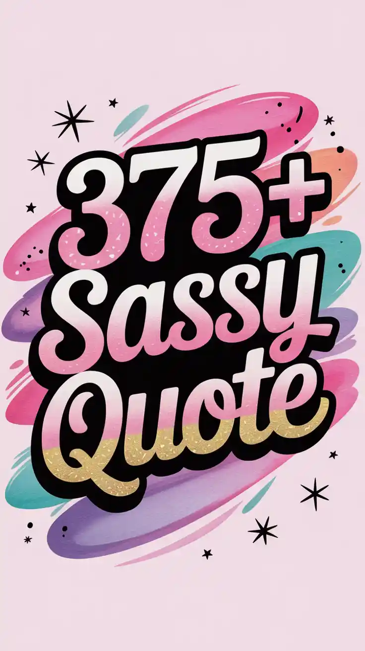 Sassy Quote