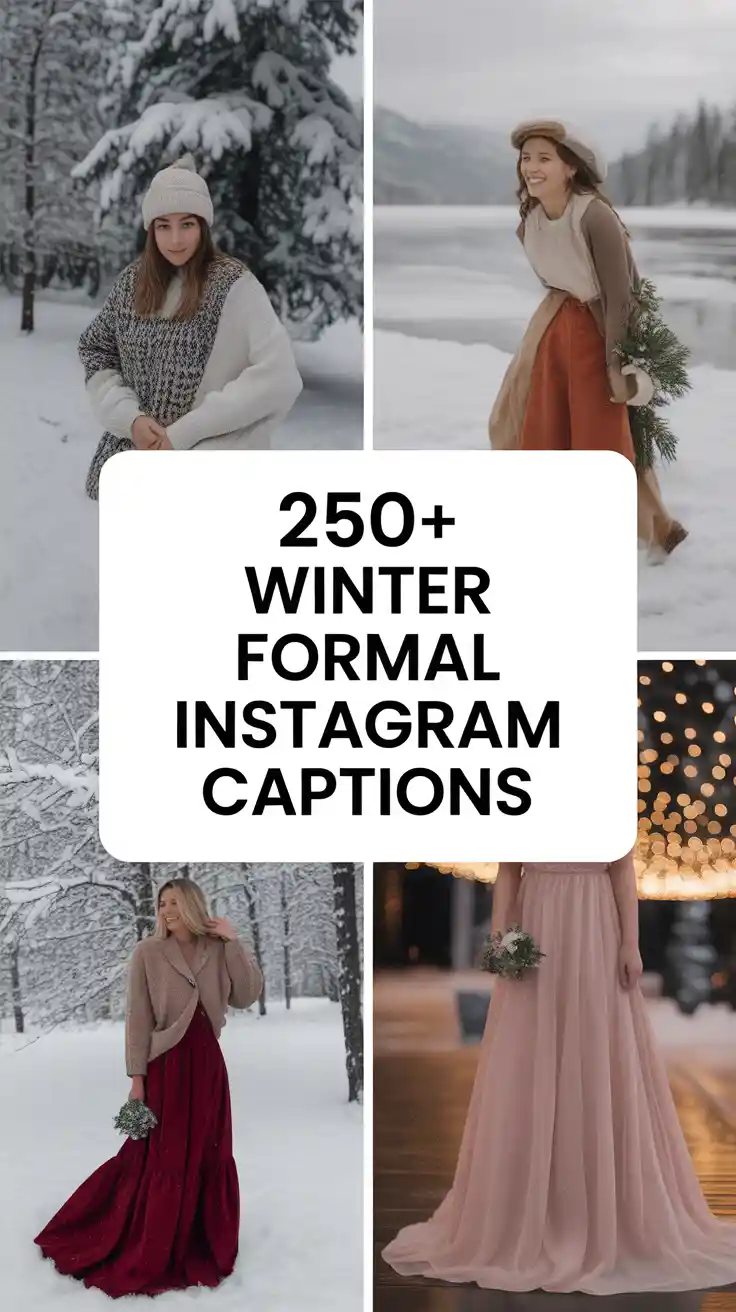 Winter Formal Instagram Captions