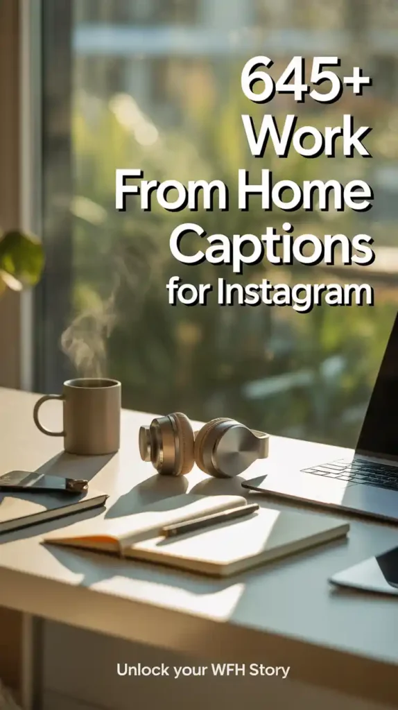 Work From Home Captions For Instagram