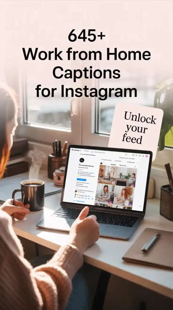 Work From Home Captions For Instagram