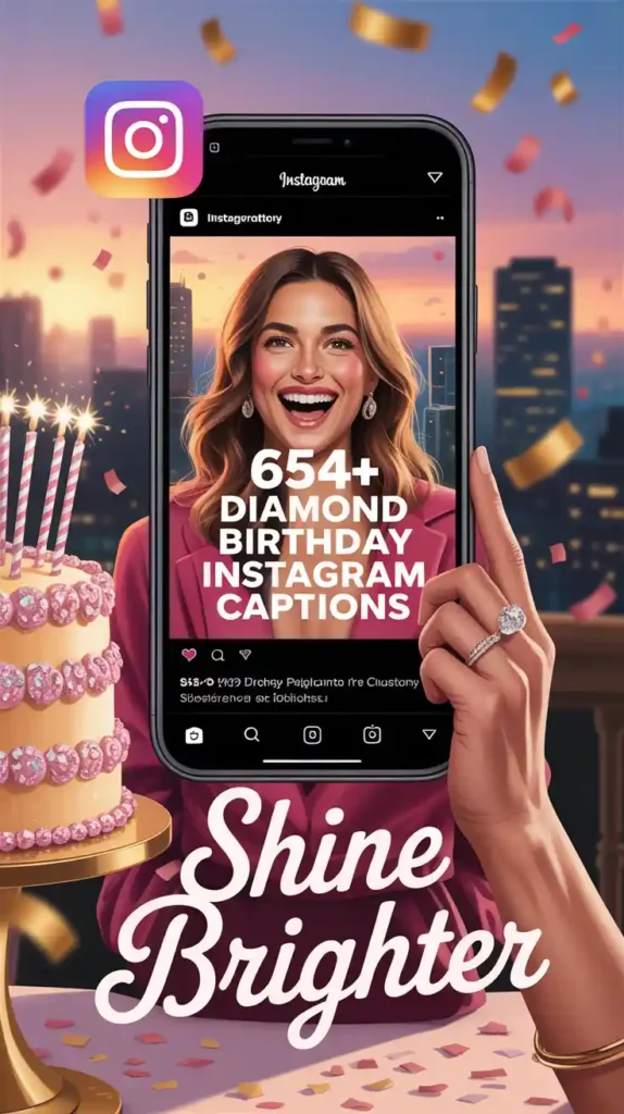 diamond birthday Instagram captions