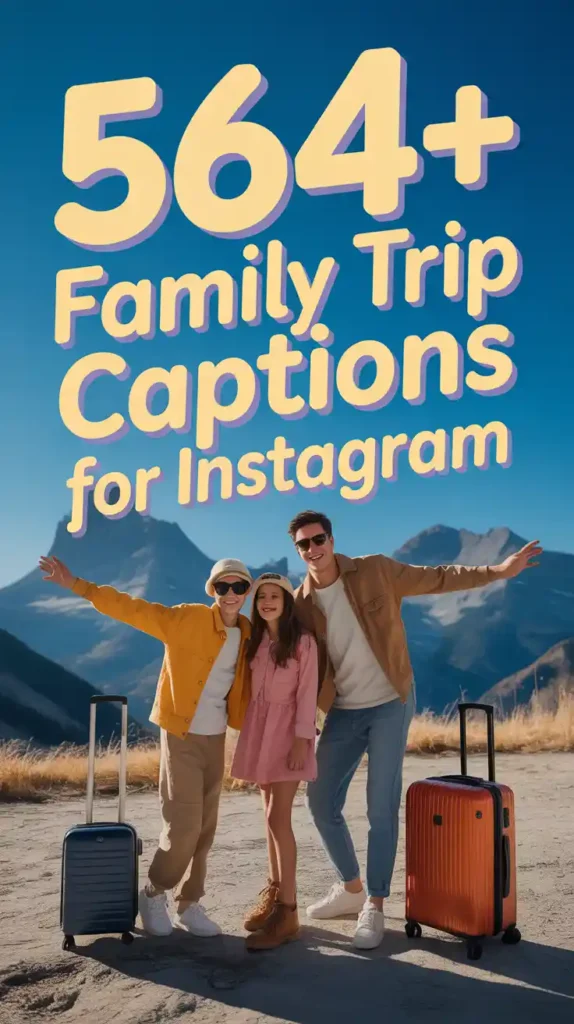 family trip captions for instagram