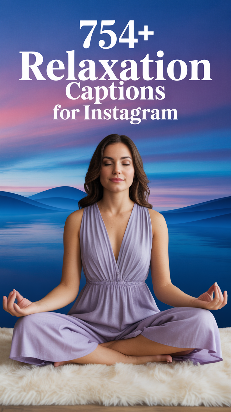 754+Relaxation Captions For Instagram