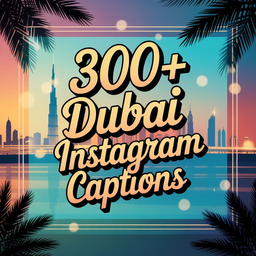 dubai instagram captions