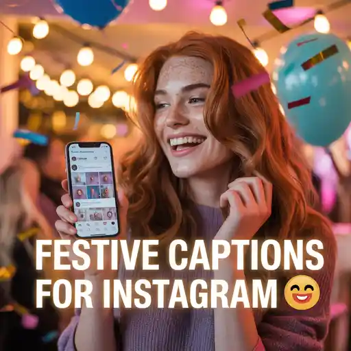 Festive Captions For Instagram 🎉