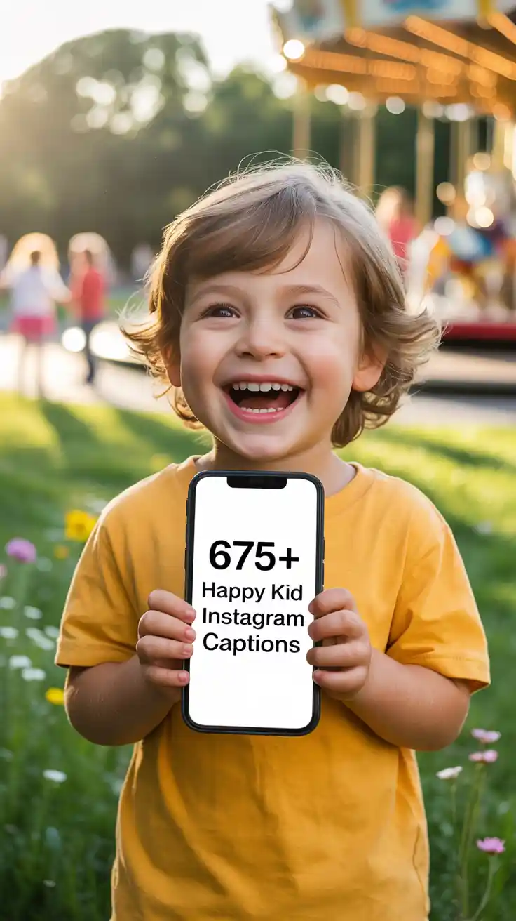 Happy Kid Instagram Captions