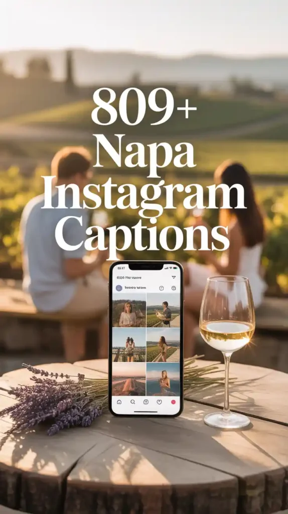 Napa Instagram Captions