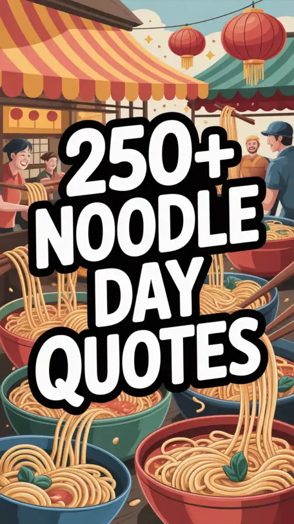 Noodle Day Quotes