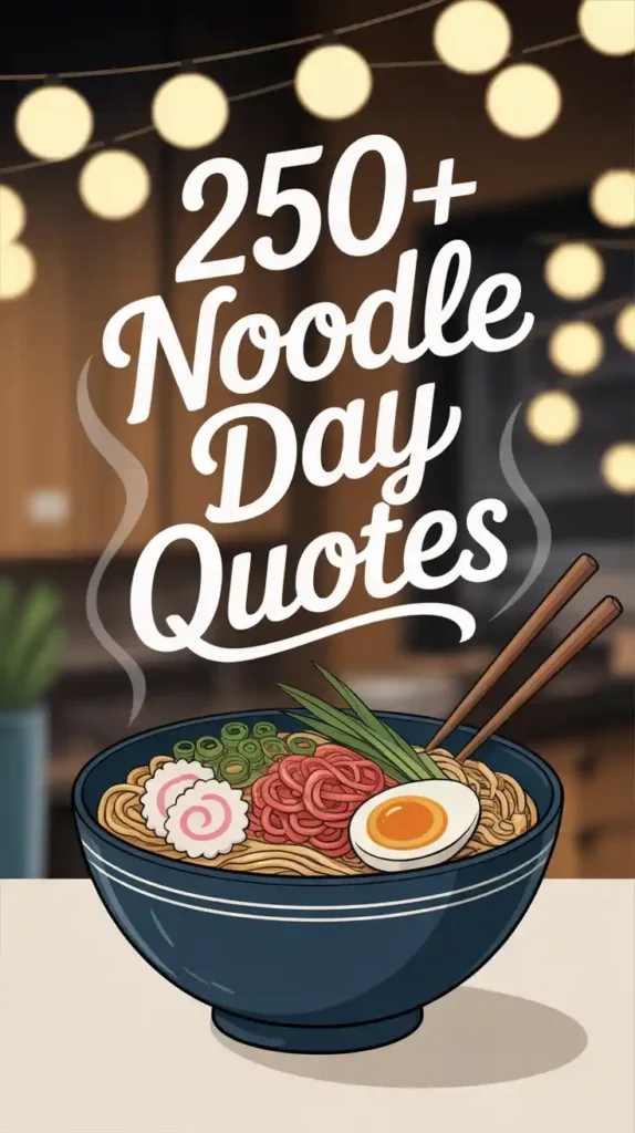 Noodle Day Quotes