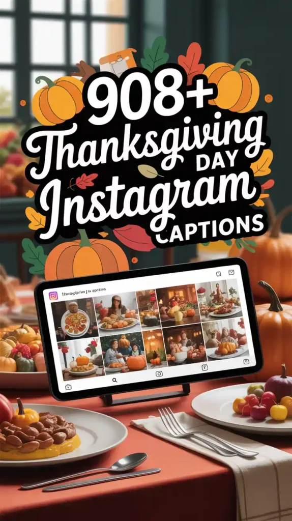Thanksgiving Day Instagram Captions