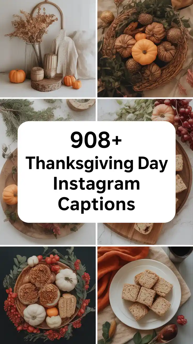 Thanksgiving Day Instagram Captions