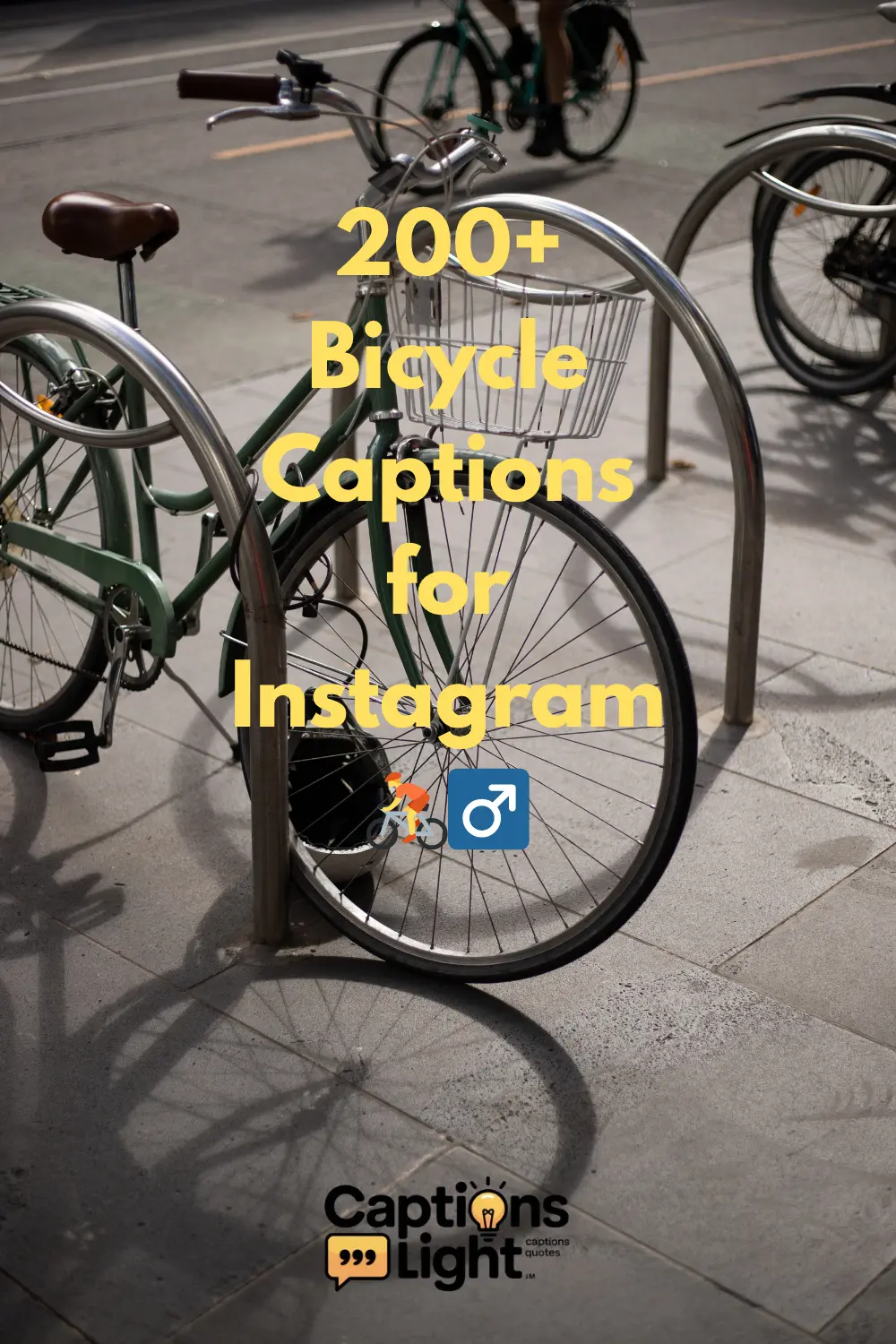 Bicycle Captions for Instagram