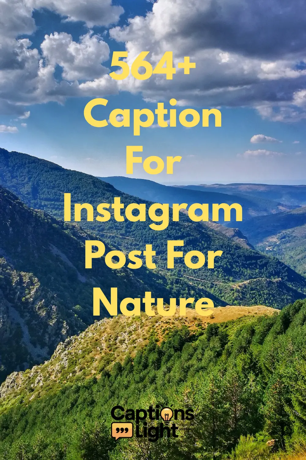 Caption For Instagram Post For Nature
