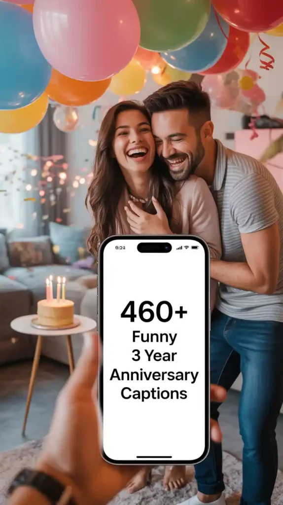 Funny 3 Year Anniversary Captions