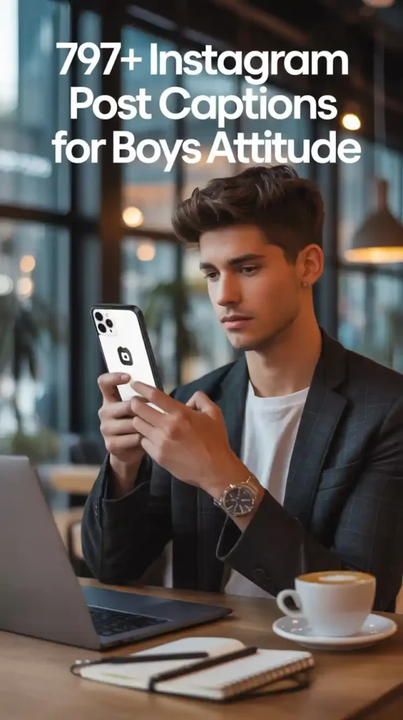 Instagram Post Captions for Boys Attitude