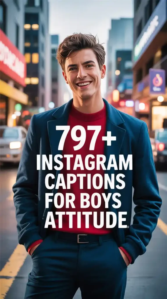 Instagram Post Captions for Boys Attitude