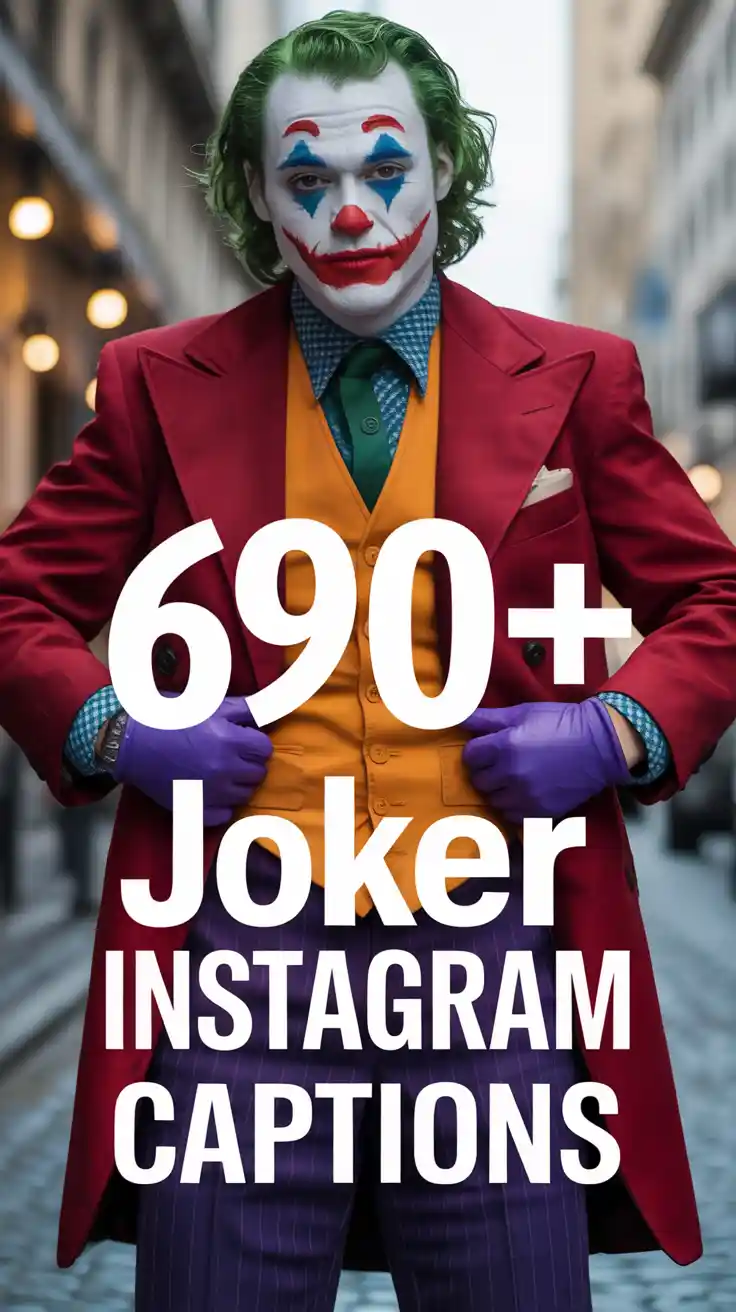 Joker Instagram Captions
