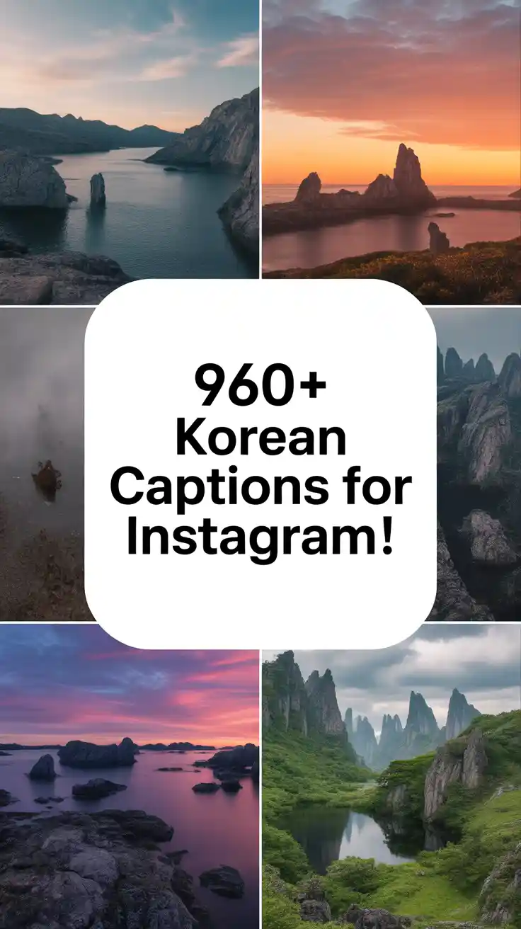 Korean Captions for Instagram