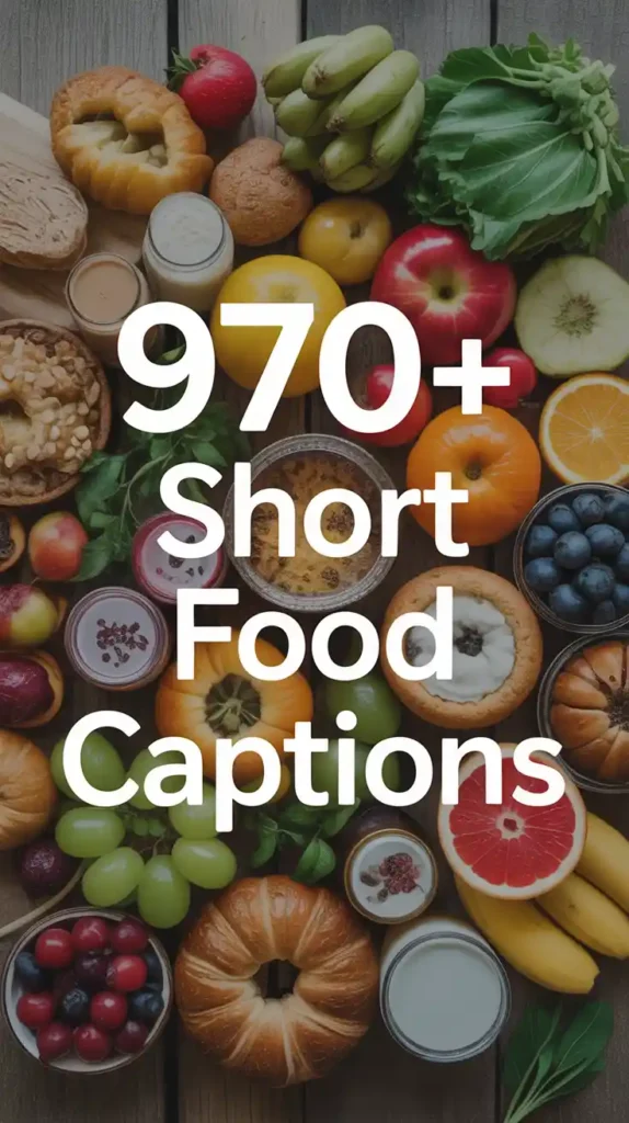 Short Food Captions
