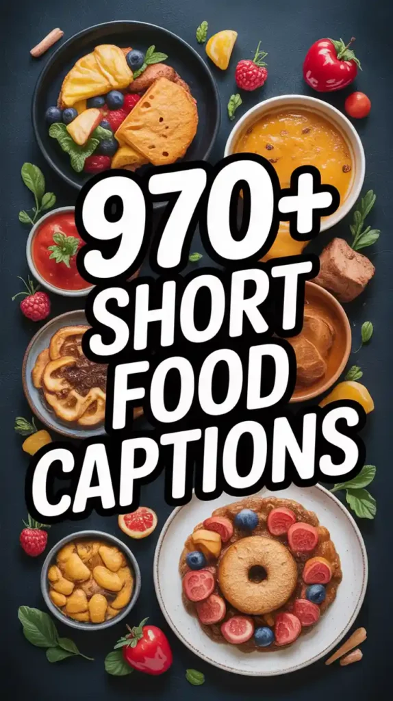 Short Food Captions