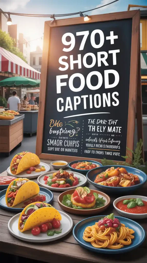 Short Food Captions
