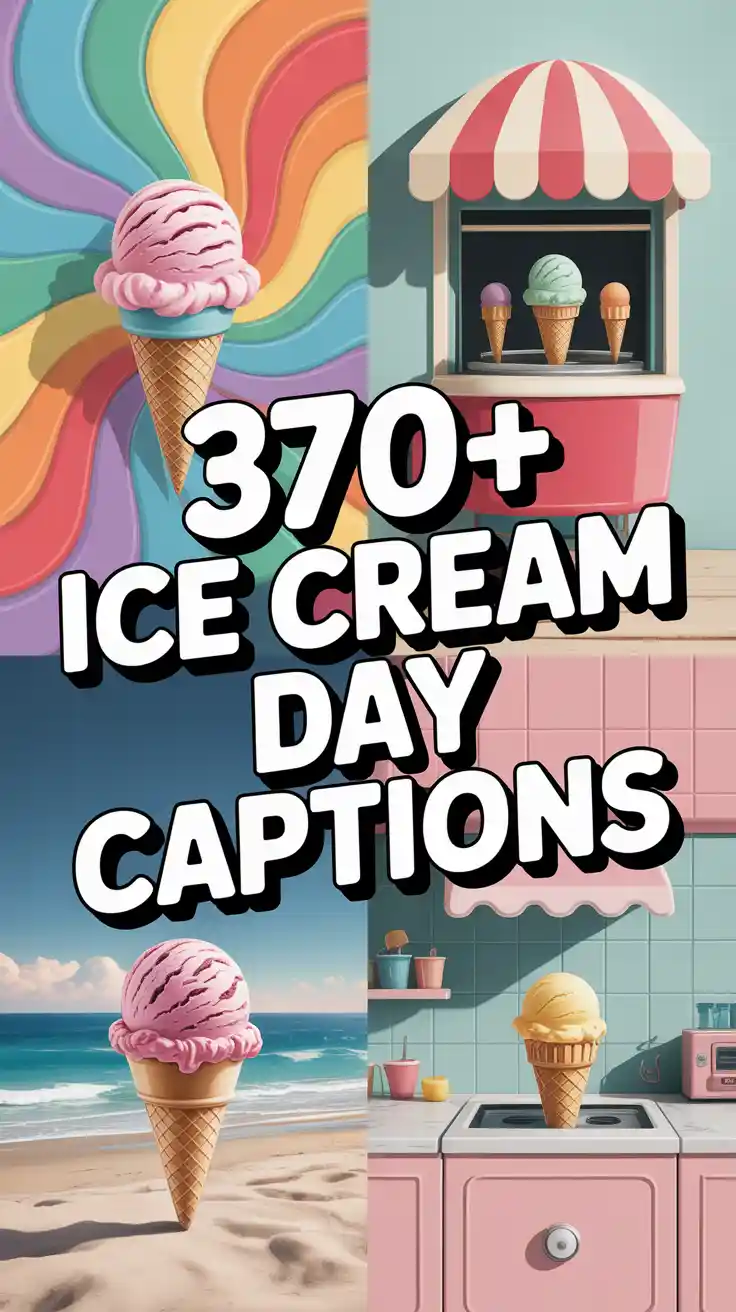 Ice Cream Day Captions