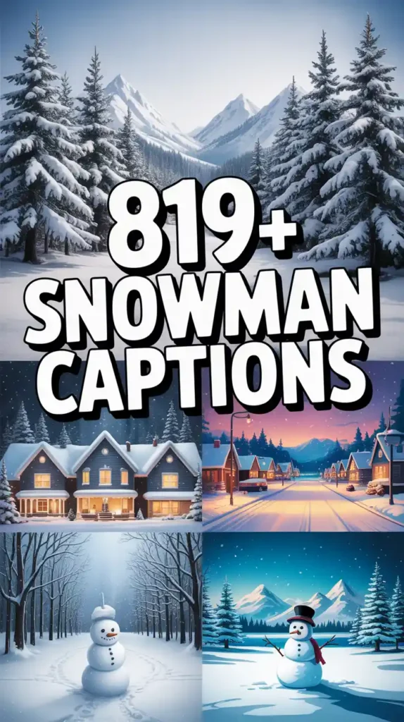 Snowman Captions