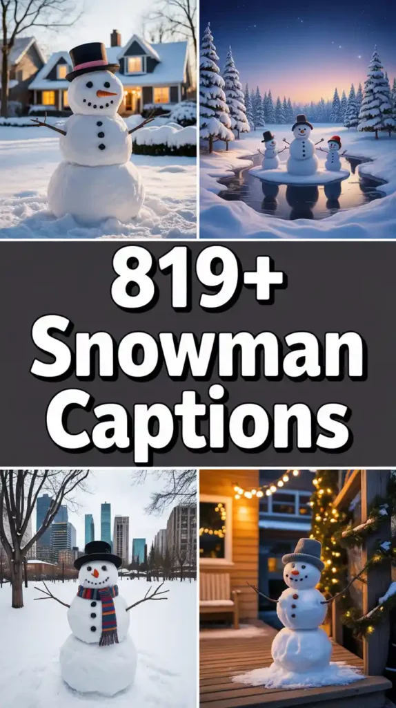 Snowman Captions