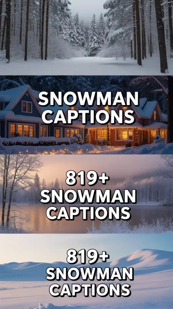Snowman Captions