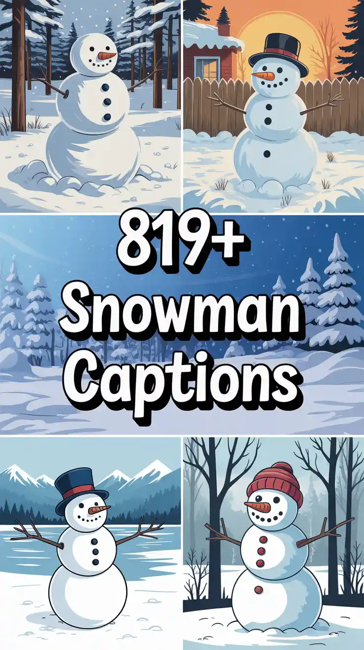 Snowman Captions